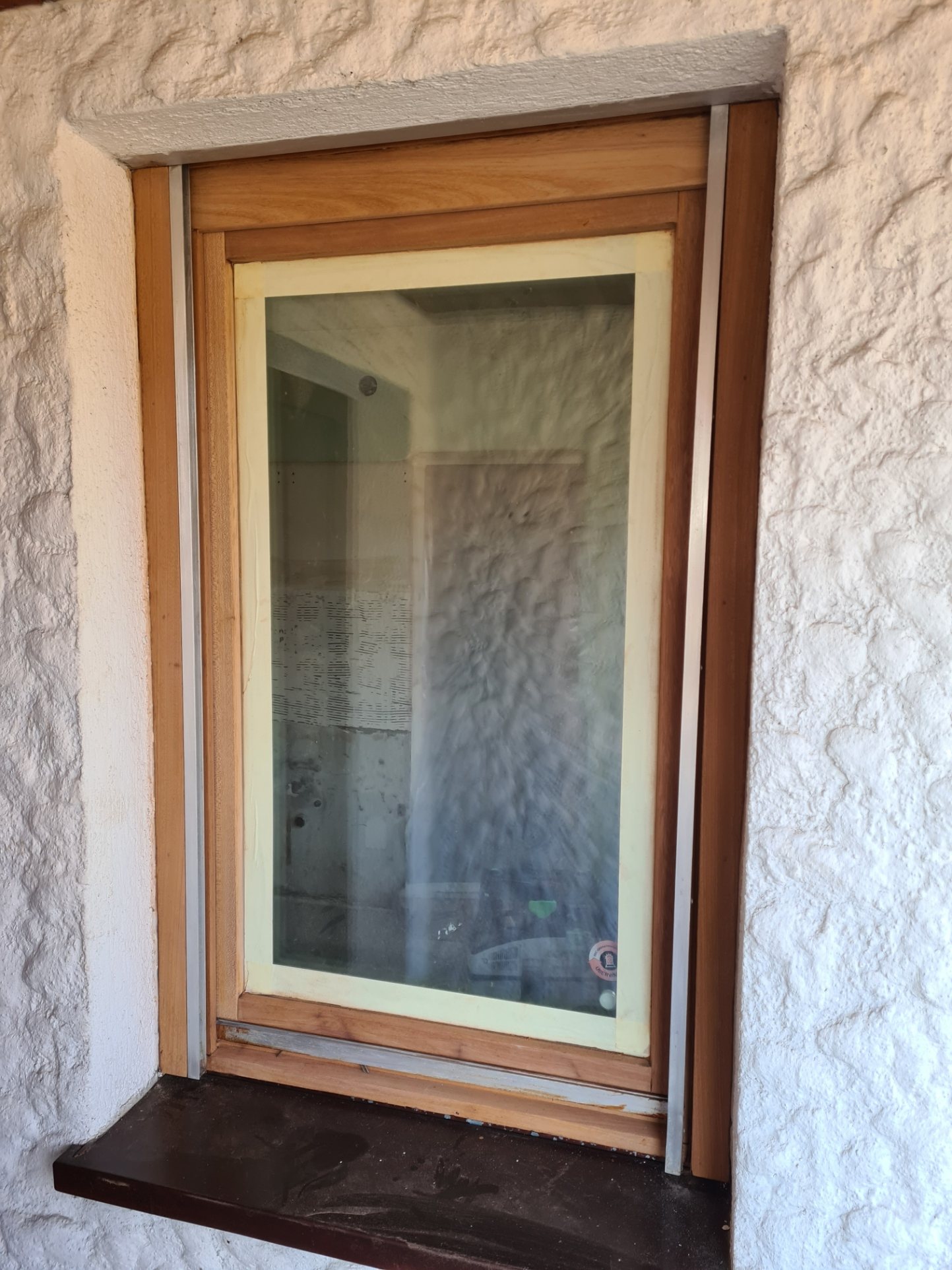 Arbeit am Holzfenster