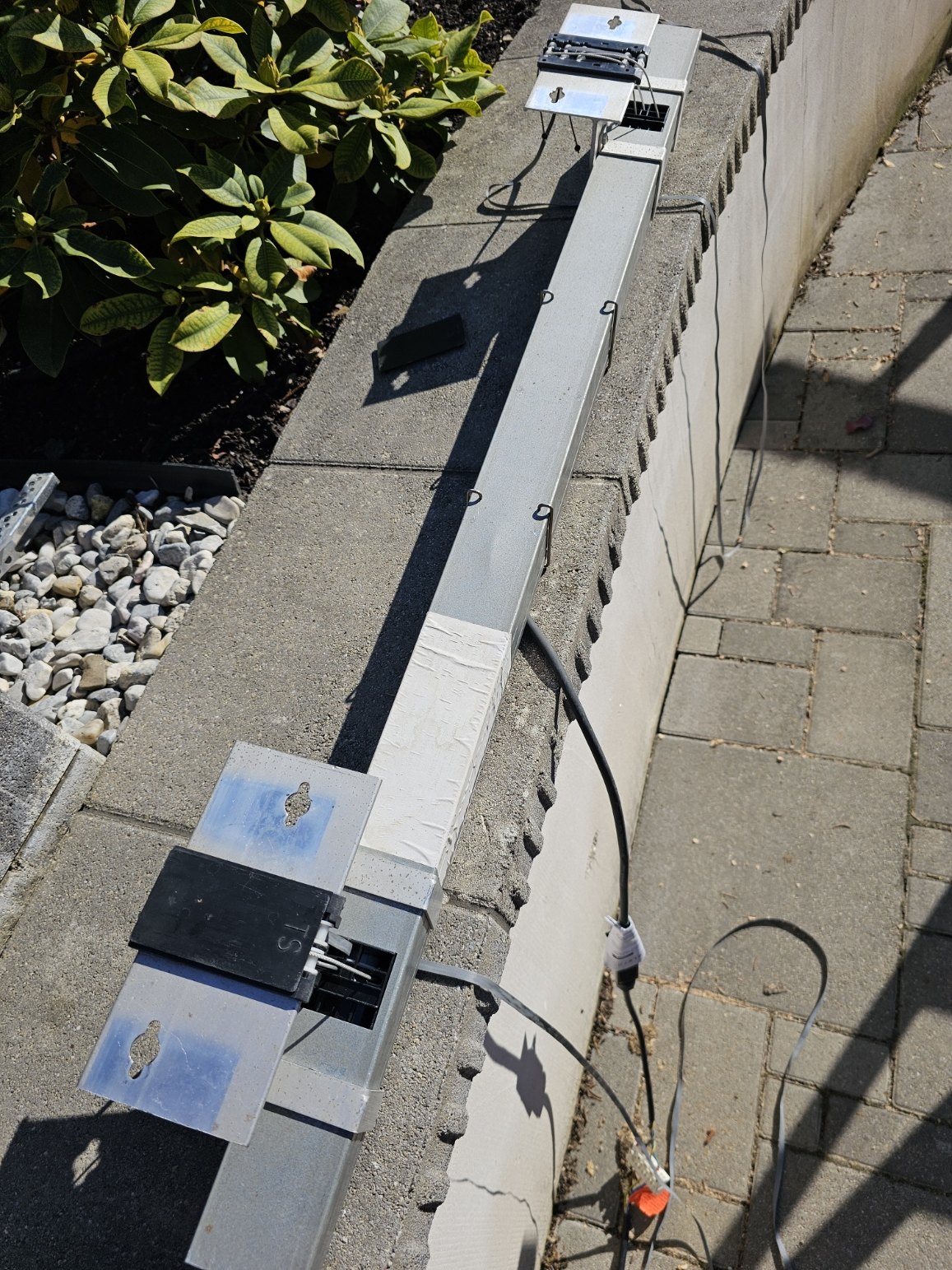 Raffstore Mechanik ausgebaut